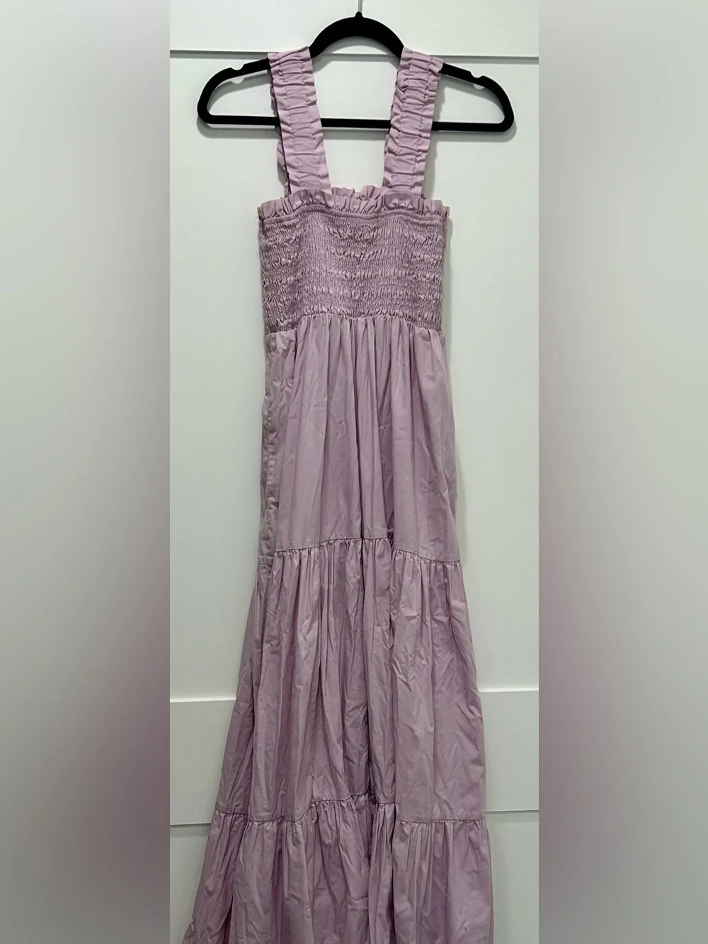 Abercrombie & Fitch Smocked Bodice Easy Maxi Dress | Size Medium